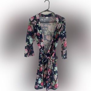Floral Maternity Robe Posh Peanut